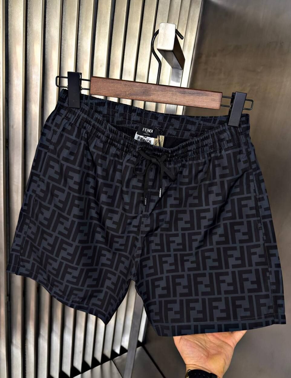 fendi-black-blue-swimshorts