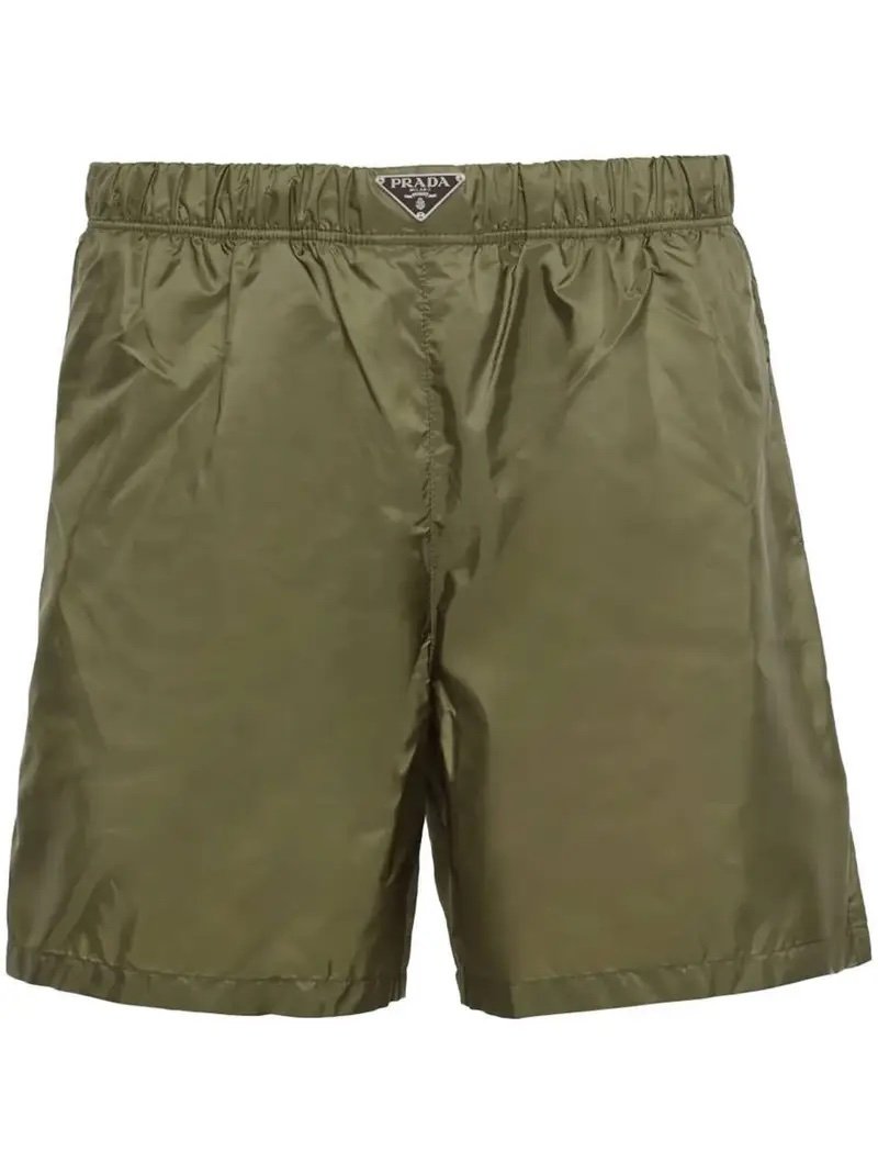prada-olive-green-swimshorts