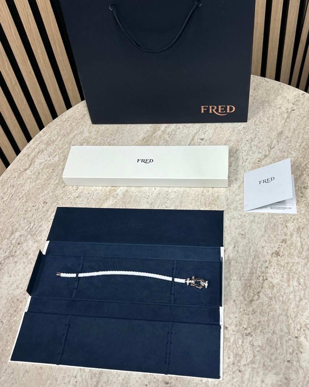 Fred vvs bracelet white