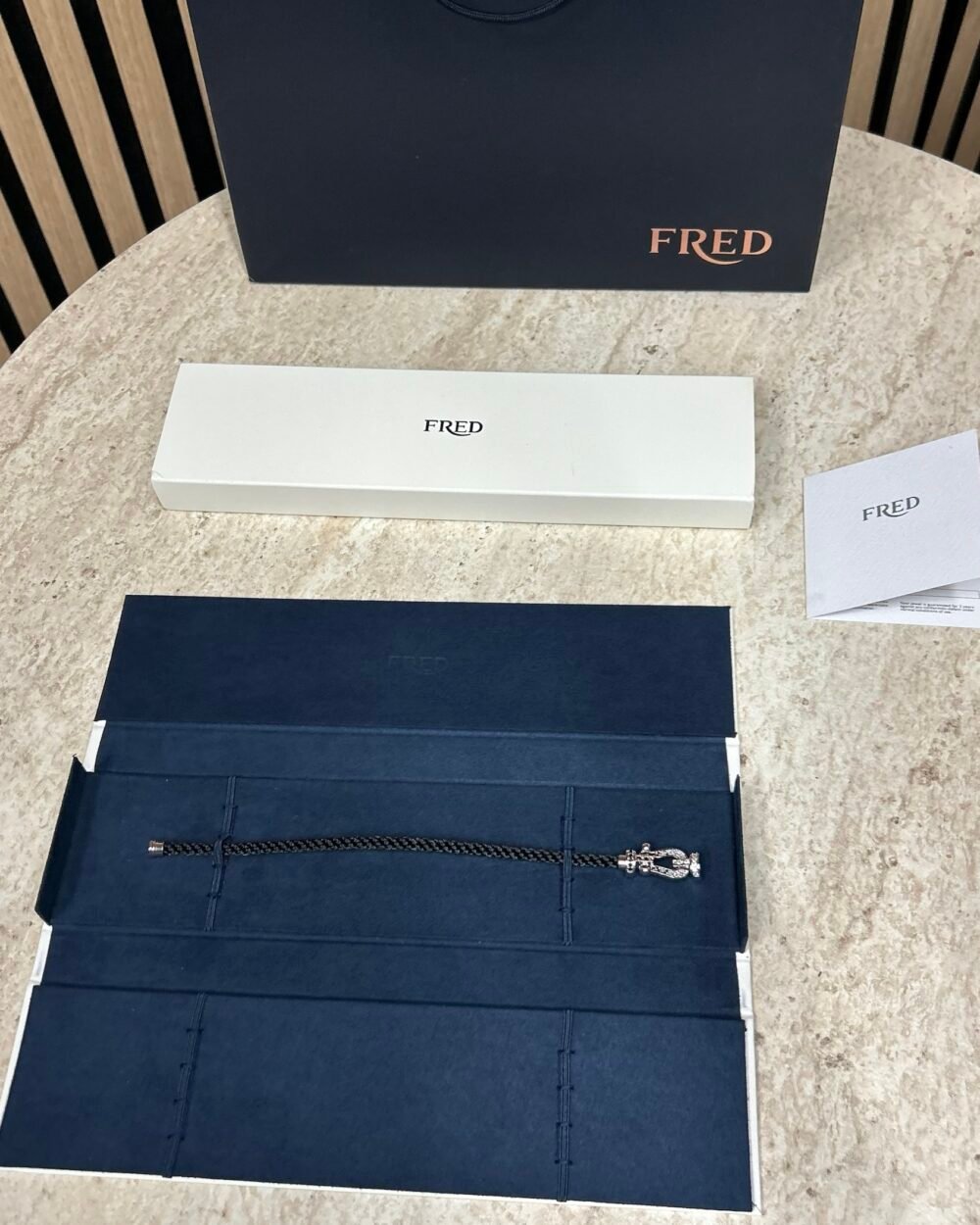 Fred vvs bracelet black